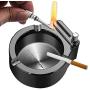 Yakuin Retro Metal Ashtray Gifts for Men,Ten Thousand Match Lighter Multifunction Ashtrays,Office Or Home Creative Ashtray Permanent Match Lighter,Gifts for Dad Husband Boyfriend