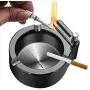 Yakuin Retro Metal Ashtray Gifts for Men,Ten Thousand Match Lighter Multifunction Ashtrays,Office Or Home Creative Ashtray Permanent Match Lighter,Gifts for Dad Husband Boyfriend Yakuin Retro Metal Ashtray Gifts for Men,Ten Thousand Match Lighter Multifunction Ashtrays,Office Or Home Creative Ashtray Permanent Match Lighter,Gifts for Dad Husband Boyfriend