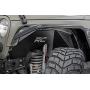 Rough Country Front Inner Fenders (fits) 2007-2018 Jeep Wrangler JK | Under Fender Armor | 1195