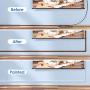 One-Cord Channel Cable Concealer - CMC-03 Cord Cover Wall Cable Management System - 125'' Cable Hider Raceway Kit for a Power Cord, Ethernet Cable, Speaker Wire - 8X L15.7in, W0.59in H0.4in, Brown