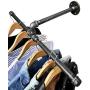 DIY CARTEL Industrial Pipe Wall Mount Clothing & Garment Rack - Hardware ONLY - Perfect for Retail Display, Organizing, Laundry (22.5 - Inch)