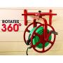 Liberty Garden 713 Revolution Multi-Directional Garden Hose Reel, Red