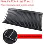 Hisencn 27 inch Ash Pan Repair Parts for Chargriller 1224, 1324, 2121, 2222, 2727, 2828, 2929 Charcoal Grills, Charbroil 17302056, 27'' Drip Pan Grates Replacement Part with 2pcs Fire Grate Hanger