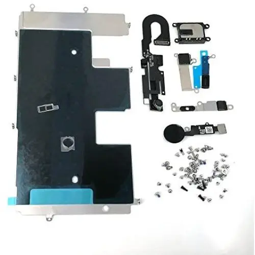 E-REPAIR Screen Assembly Metal Bracket Front Camera Flex Cable Small Parts Set Replacement for iPhone 8 (4.7 inch) (Black) E-REPAIR Screen Assembly Metal Bracket Front Camera Flex Cable Small Parts Set Replacement for iPhone 8 (4.7 inch) (Black)