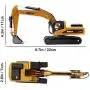 fisca 1/50 Diecast Excavator Metal Model Construction Vehicle Toy fisca 1/50 Diecast Excavator Metal Model Construction Vehicle Toy