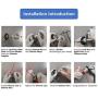 Codirom Metal Trimmer Head Universal String Trimmer Head Brush Cutter Head Replacement Head for Gas Trimmer