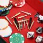 Mudder 24 Pieces Metal Cribbage Pegs Fit 1/8 Inch Holes in 4 Colors, Cribbage Pins with a Tapered Design for Cribbage Traditional Board Game