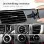 FLOVEME Magnetic Phone Car Mount Holder - Car Air Vent Magnet Cell Phone Holder for Car Strong N52 Magnetic Car Phone Mount with 4 Pcs Metal Plate Compatible with iPhone 12 Pro 11 Samsung Google LG