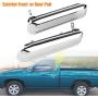 NPAUTO Exterior Outside Door Handle Metal Chrome Front/Rear Left & Right Driver Passenger Side Pair Replacement for Nissan D21 Pathfinder Pickup 1986 1987 1988 1989 1990 1991 1992 1993 1994