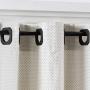 Dritz Home 44398 Square Curtain Grommets, 1-9/16-Inch, Matte Black (8-Piece)