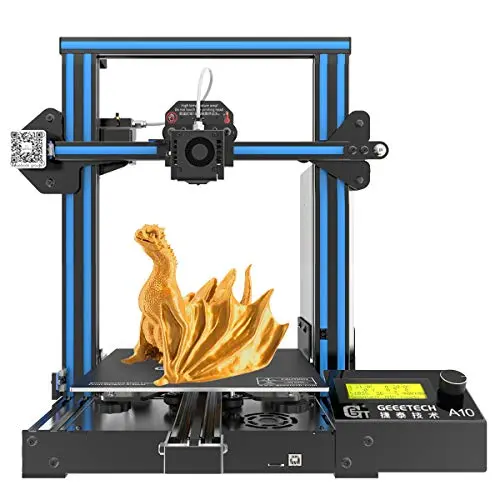 GEEETECH A10 3D Printer, Fast-Assembled Aluminum Profile DIY kit, with Open Source firmware, Breaking-resuming, High Adhesion Building Platform, Stable Movements on V-Slot Rails, 220×220×260m GEEETECH A10 3D Printer, Fast-Assembled Aluminum Profile DIY kit, with Open Source firmware, Breaking-resuming, High Adhesion Building Platform, Stable Movements on V-Slot Rails, 220×220×260m