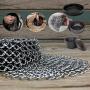 Stainless Steel Cast Iron Skillet Cleaner Chainmail Cleaning Scrubber With Hanging Ring for Cast Iron Pan, Pre-Seasoned Pan, Griddle Pans, BBQ Grills, and More Pot Cookware-Round 7 Inch Diameter