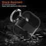 HALLEAST AirPods Case, 6 in 1 Air Pods Accessories Kits Protective Cover Skin Holder Silicone Metal for Apple Airpod 2 & 1, Not for Wireless Charging, Black