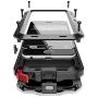 iPhone 6 Case, CarterLily Shockproof Dustproof Waterproof Aluminum Alloy Metal Tempered Glass Cover Case for Apple iPhone 6 4.7 inch - Black