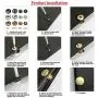 Atpot Snap Fasteners Kit, 132 Sets 12.5mm Metal Button Snaps Press Studs with 4 Fixing Tools, 6 Color Leather Snaps for Clothing, Leather, Jacket, Jeans Wear, Bracelets, Bags,DIY Craft Atpot Snap Fasteners Kit, 132 Sets 12.5mm Metal Button Snaps Press Studs with 4 Fixing Tools, 6 Color Leather Snaps for Clothing, Leather, Jacket, Jeans Wear, Bracelets, Bags,DIY Craft