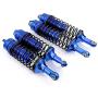 Alloy Shock Absorber Assembled Full Metal Big Bore Shocks Front & Rear Replacement of 5862 for Traxxas Slash 1/10 4x4 4WD Upgrade Parts Dark Blue