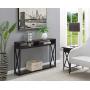 Convenience Concepts Tucson Deluxe 2-Tier Console Table, Espresso/Black