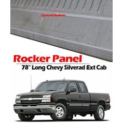 1999-2007 Chevy Silverado and GMC Sierra Universal Fit 4 Door Extended Cab Outer Rocker Panels (2 Pcs)