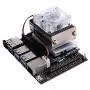ICE-Tower CPU Cooler (Horizontal), Aluminum Base, Multi-Layer Heat Sinks, 7 Blades LED Fan, Super Heat Dissipation and Colorful Color Fan Backlight, Suitable for Jetson Nano. ICE-Tower CPU Cooler (Horizontal), Aluminum Base, Multi-Layer Heat Sinks, 7 Blades LED Fan, Super Heat Dissipation and Colorful Color Fan Backlight, Suitable for Jetson Nano.