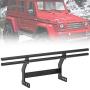 VGEBY RC Rear Bumper, Lightweight Metal Remote Control Vehicle Rear Bumper RC Upgrades Parts Replacement Accessories Fit for Traxxas TRX-4 G500 TRX-6 G63(Black)