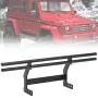 VGEBY RC Rear Bumper, Lightweight Metal Remote Control Vehicle Rear Bumper RC Upgrades Parts Replacement Accessories Fit for Traxxas TRX-4 G500 TRX-6 G63(Black)