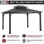 sunjoy 10 x 12 Chatham Steel Hardtop Gazebo
