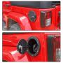 RT-TCZ Locking Gas Cap Cover Fuel Filler Tank Door Accessories for 2007-2017 Jeep Wrangler JK & Unlimited Sport Rubicon Sahara