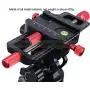 iShoot Universal All Metal 150mm Macro Focusing Rail Slider Close-up Shooting Head Camera Support Bracket Holder With Arca-Swiss Fit Clamp and Quick Release Plate in Bottom for Tripod Ballhead