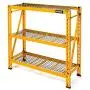 DEWALT 4-Foot Tall, 3 Shelf Steel Wire Deck Industrial Storage Rack, Adjustable for Custom Workshop/Garage Storage Solutions, Total Capacity: 4,500 lbs.