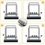 DOTSOG Newtons Cradle, Desk Table Decor Metal Pendulum Ball Newton Ball Physics Science Pendulum Steel Balance Ball for Office Physics Teacher Toys