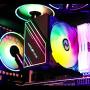 ABKONCORE CT408 CPU Cooler, 120mm Silent PWM Fan, 4 Continuous Direct Contact Heat Pipes, Auto RGB Spectrum LED CPU Fan, Auto RGB CPU Air Cooler, Intel LGA1151/1200, AMD AM4/Ryzen CPUs