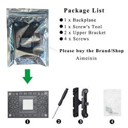 Aimeixin AM4 CPU Heatsink Bracket,Socket Retention Mounting Bracket for Hook-Type Air-Cooled or Partially Water-Cooled Radiators, AMD CPU Fan Bracket Base for AM4 (B350 X370 A320) (Black)