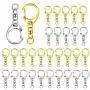 Roctee 70 Pcs Jump Rings D-snap Hook Split Key Ring with Chain | Metal Keychain Parts with 8mm Open Jump Ring and Connector | Key Rings Clips Accessories for DIY (Silver+Gold) Roctee 70 Pcs Jump Rings D-snap Hook Split Key Ring with Chain | Metal Keychain Parts with 8mm Open Jump Ring and Connector | Key Rings Clips Accessories for DIY (Silver+Gold)