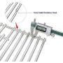 Uniflasy 17 Inches Cooking Grates for Home Depot Nexgrill 720-0830H Gas Grill, Stainless Steel Grill Cooking Grids, 2 Pack