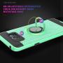 Note 5 case Galaxy Note 5 Case with HD Screen Protector,Ymhxcy 360 Degree Rotating Ring & Bracket Rubber Dual Layer Shock Bumper Resistant Back Cover for Samsung Galaxy Note 5-ZH Mint