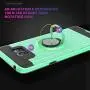 Note 5 case Galaxy Note 5 Case with HD Screen Protector,Ymhxcy 360 Degree Rotating Ring & Bracket Rubber Dual Layer Shock Bumper Resistant Back Cover for Samsung Galaxy Note 5-ZH Mint
