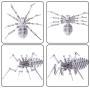 RuiyiF 3D Insect Metal Puzzles Assembly DIY Model Kits for Kids and Adult, Detachable 3D Jigsaw Puzzles for Kids Ages 8-12, Ornament for Desk (Spider)