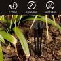 Malibu Sturdy Solid Ground Spike for Pathlight Spotlight Uplight Landscape In-ground Light Parts Metal Replacement Stake Diecast Aluminum Construction 8101-4820-01
