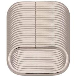 BIKICOCO 1-1/2 Metal Oval Ring Buckle Loops Non Welded for Leather Purse Bags Handbag Straps, Silver - Pack of 20