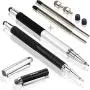 MEKO Stylus Pen 3 in 1 Rubber Tip and Micro Fiber Tip Stylus/Styli Ballpoint Pen (2Pcs) Metal Barrel with Rubber Grip Bundle with 2 Replacement Fiber Tips, 2 Rubber Tips,2 Refill Ink -Silver MEKO Stylus Pen 3 in 1 Rubber Tip and Micro Fiber Tip Stylus/Styli Ballpoint Pen (2Pcs) Metal Barrel with Rubber Grip Bundle with 2 Replacement Fiber Tips, 2 Rubber Tips,2 Refill Ink -Silver