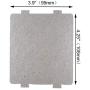 Waveguide Cover Compatible with Frigidaire 5304464061, Microwave Oven Repairing Part Mica Plates Sheets (2 Pack)