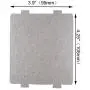 Waveguide Cover Compatible with Frigidaire 5304464061, Microwave Oven Repairing Part Mica Plates Sheets (2 Pack)