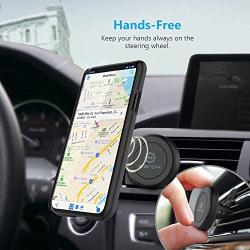 Magnetic Phone Mount, WixGear [2 Pack] Universal Air Vent Magnetic Phone Car Mount Phone Holder, for Cell Phones and Mini Tablets with 4 Metal Plates