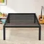 Olee Sleep 16 Inch Dura Metal Steel Slate Bed Frame, Twin XL, Black Olee Sleep 16 Inch Dura Metal Steel Slate Bed Frame, Twin XL, Black