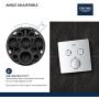 Grohe 29141000 Grohtherm SmartControl Thermostatic Trim, Starlight Chrome