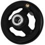 uxcell 4-inch Diameter Plastic Round Hand Wheel W Revolving Handle