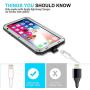 iPhone Xs Max Case, TCM Aluminum Metal Case - Water Resistant Shockproof Heavy Duty Tempered Glass Screen Protector Dual Layer Protective Case for Apple iPhone Xs Max-Silver