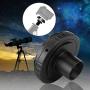 Serounder Astronomical Telescope Eyepiece Adapter, Metal Detachable Adapter Converter for 0.965inch T Mount Astronomical Telescope Eyepiece for Canon EOS Mount SLR Camera