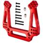 Aluminum Front and Rear Shock Tower for Traxxas 1/10 Slash 2WD Rustler Stampede VXL Skully Ford F150 Raptor, Upgrade Parts 3639 3638, Red Aluminum Front and Rear Shock Tower for Traxxas 1/10 Slash 2WD Rustler Stampede VXL Skully Ford F150 Raptor, Upgrade Parts 3639 3638, Red