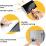 Magnetic Sheets with Adhesive Backing - 10 PCs Each 4'' x 6'' - Flexible Magnetic Paper for Craft and DIY - Peel and Stick Magnet Sheets for Picture and Photo Magnets